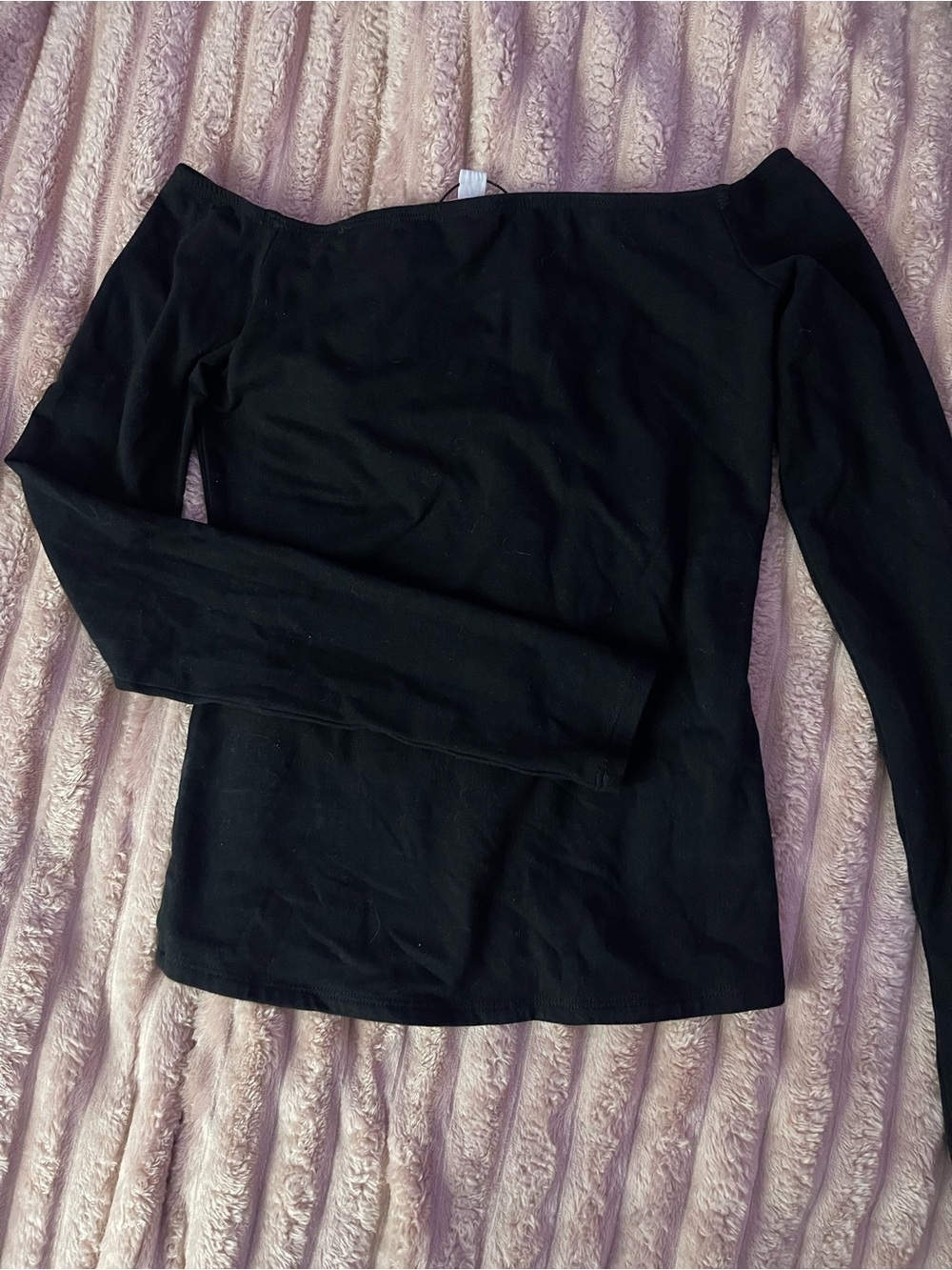 Garage Long-Sleeve off the Shoulder Top